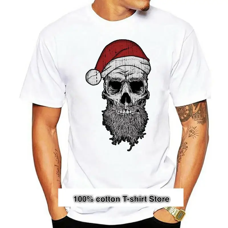 Camiseta navideña con Calavera, прилагающий подарок 
Camiseta navideña con Calavera, прилагающий подарок