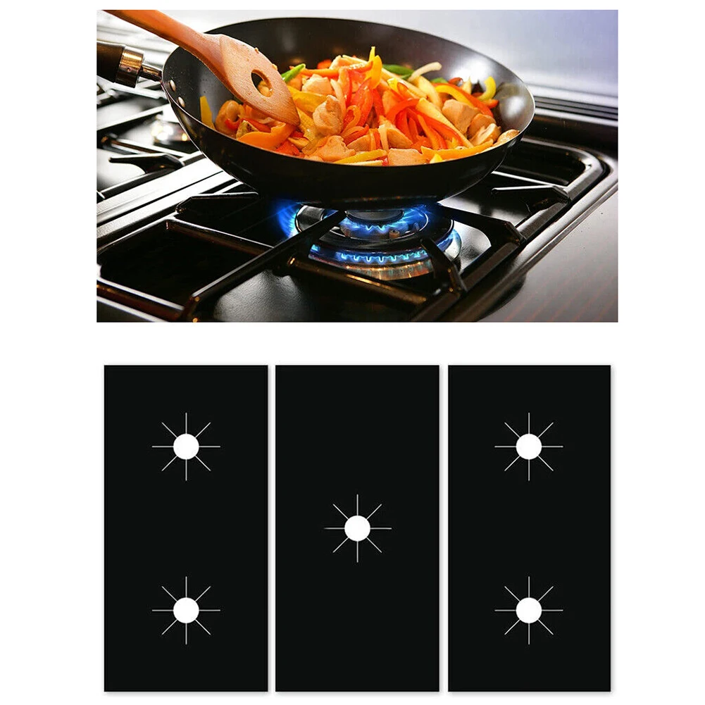 1 Set Gas Stove Pad Gas Stove Protective Cover 5 Hole Kitchen Cleaning Anti-dirty Non-stick Reusable Stovetop Protector Pad
1 Set Gas Stove Pad Gas Stove Protective Cover 5 Hole Kitchen Cleaning Anti-dirty Non-stick Reusable Stovetop Protector Pad
