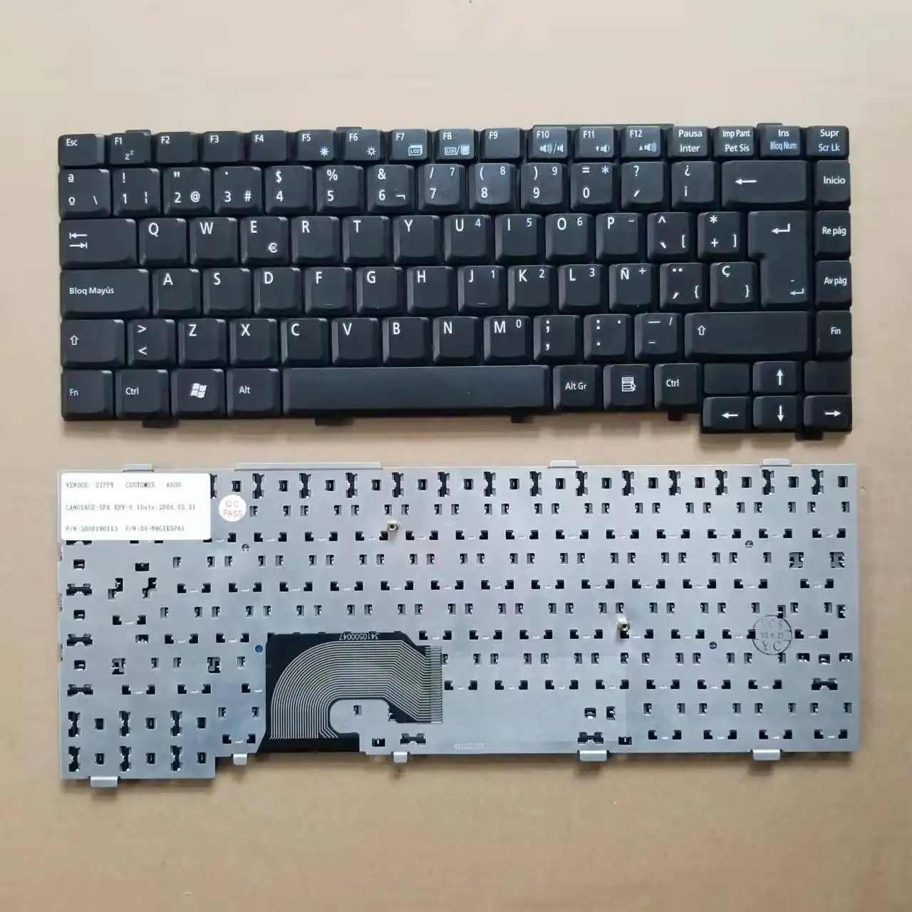 

Новая черная клавиатура для ноутбука Asus L4000 Z9000 серии SP с испанской раскладкой