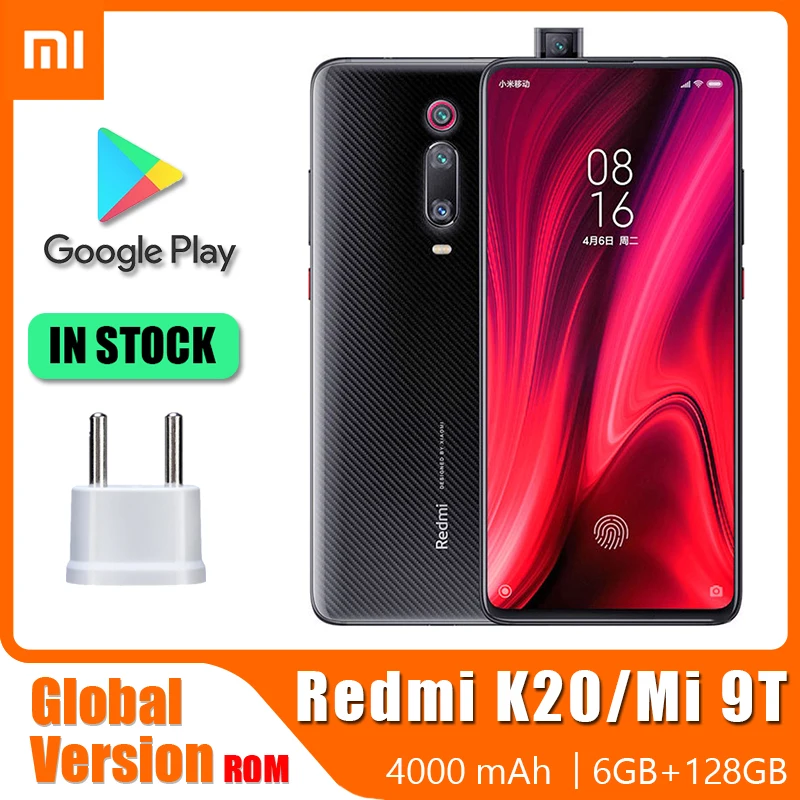 Оригинальный Смартфон Xiaomi Redmi k20 / Mi 9T Googleplay глобальная прошивка сотовый телефон с