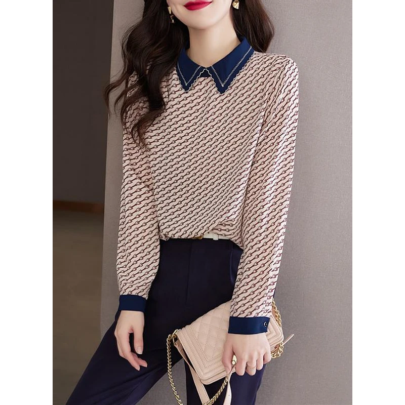 Chiffon Printing Women's Blouses Summer 2022 Loose Korean Shirts Fashion Long Sleeves Tum-down Collar Top New Casual Clothing
Chiffon Printing Women's Blouses Summer 2022 Loose Korean Shirts Fashion Long Sleeves Tum-down Collar Top New Casual Clothing
