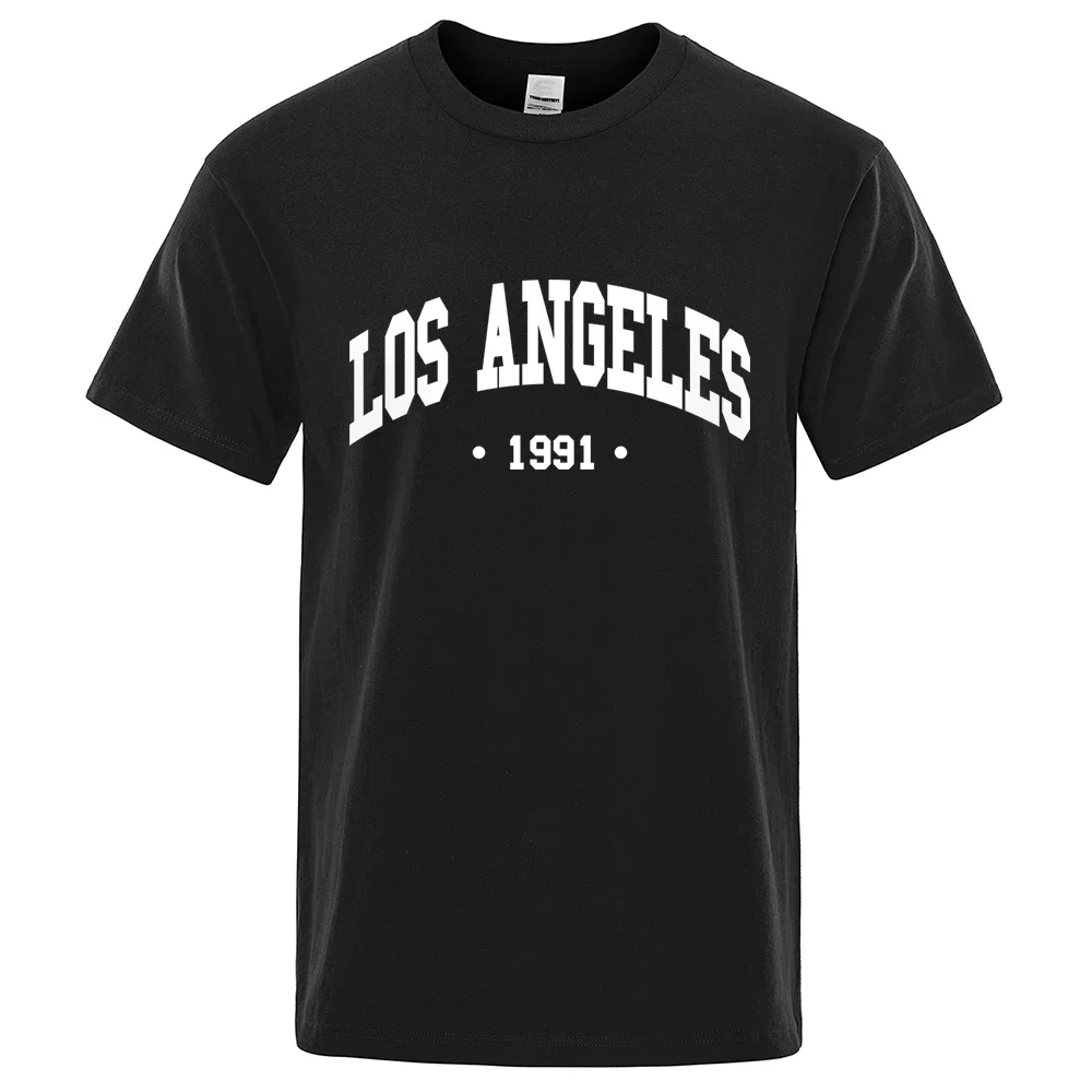 Los Angels 1991 Usa City Letter Printing Clothes Men Oversize Breathable T Shirt Summer Sweat Casual T-Shirt Cotton Tee Shirt
Los Angels 1991 Usa City Letter Printing Clothes Men Oversize Breathable T Shirt Summer Sweat Casual T-Shirt Cotton Tee Shirt