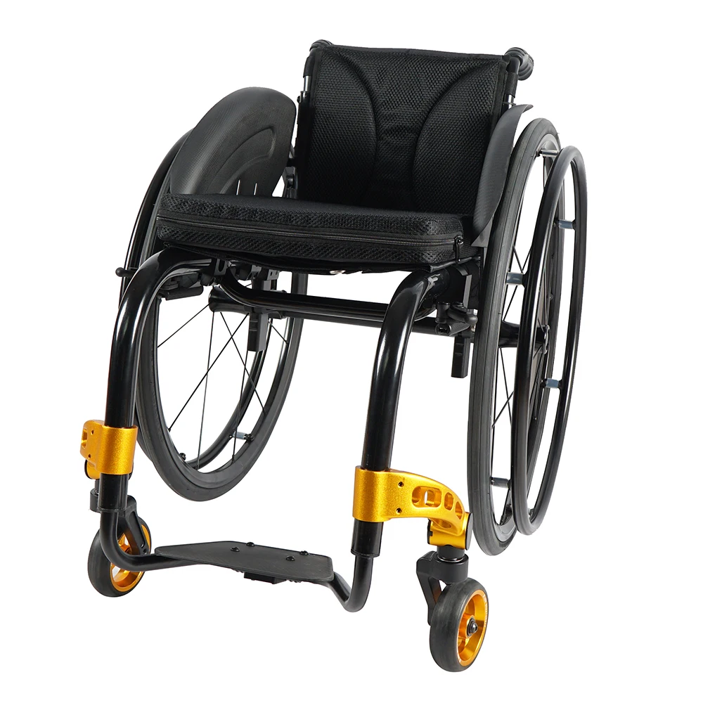 S004 Leisure Sporty Active Wheelchair Super Lightweight Flexible Folding manual Wheelchair
S004 Leisure Sporty Active Wheelchair Super Lightweight Flexible Folding manual Wheelchair