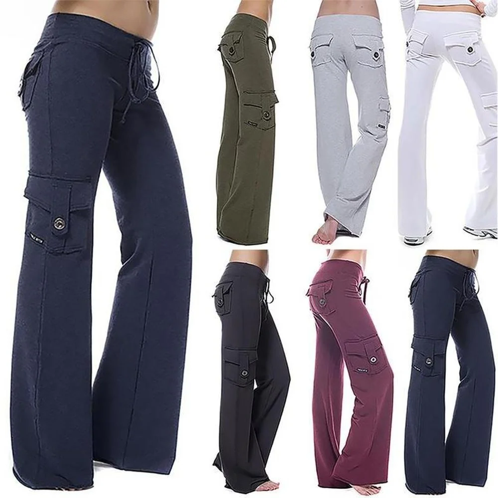 Women Ladies Sexy Skinny Slim Fit Long Pants Big Pockets Solid Color Bottoms Fashion Soft Casual High Waist Flare Trousers
Women Ladies Sexy Skinny Slim Fit Long Pants Big Pockets Solid Color Bottoms Fashion Soft Casual High Waist Flare Trousers