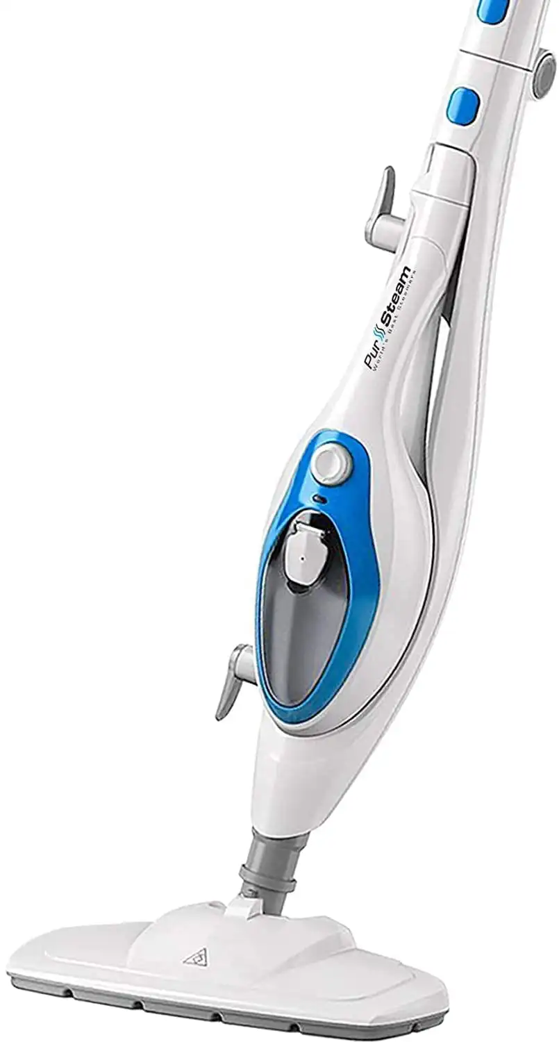 Steam Mop Cleaner 10-in-1 with Convenient Detachable Handheld Unit Use on Laminate, Carpet
Steam Mop Cleaner 10-in-1 with Convenient Detachable Handheld Unit Use on Laminate, Carpet