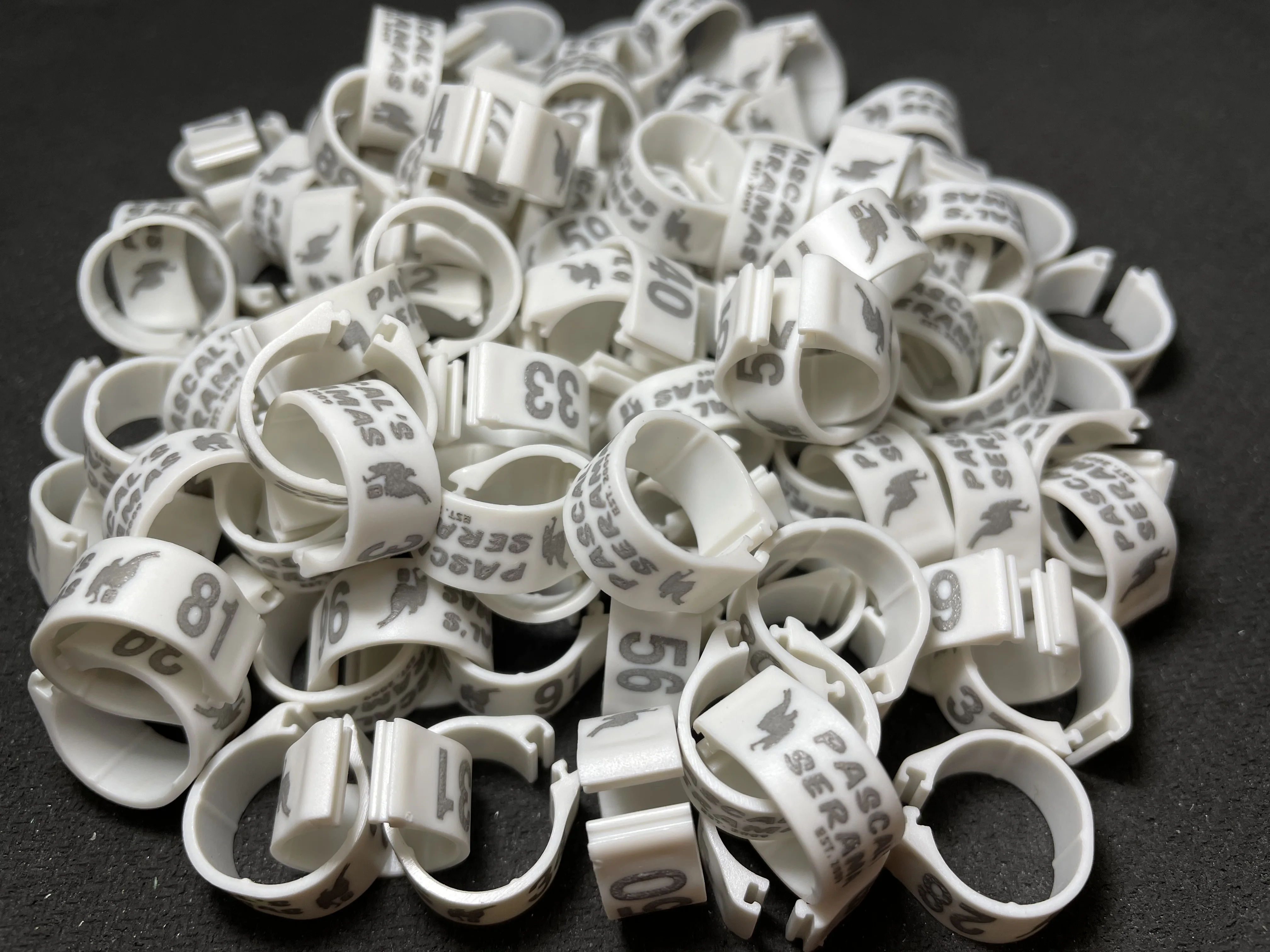 100pcs plastic snap rings pigeon bands 8/9/10/12/14mm inner diameter for pigeons chickens
100pcs plastic snap rings pigeon bands 8/9/10/12/14mm inner diameter for pigeons chickens
