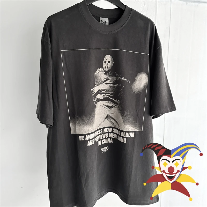 Футболка Kanye West SAINT CPFM для мужчин и женщин лучшее качество Ye Must Be Born Again футболка