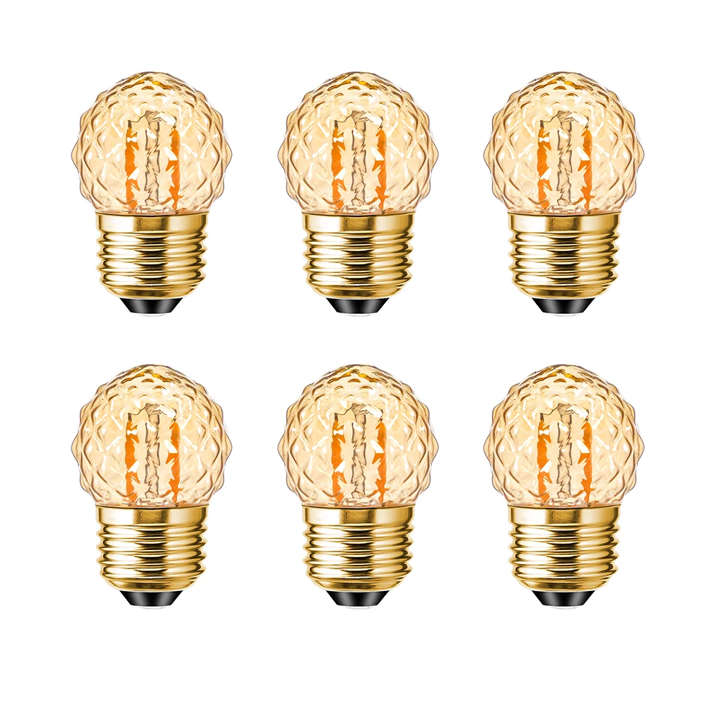 Янтарные светодиодные лампочки G40 1Вт 6шт
Янтарные светодиодные лампочки G40 1Вт 6шт