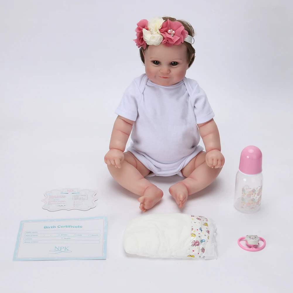 Reborn Baby Dolls with Milk Bottle Movable Limbs Design Christmas Gifts for Kids
Reborn Baby Dolls with Milk Bottle Movable Limbs Design Christmas Gifts for Kids