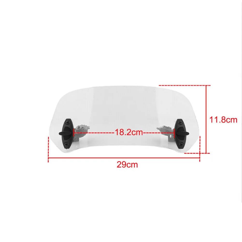 Accessories Front Motorcycle Windshield Bike 1 Set Adjustable Angle Clip On Wind Screen Deflector Extension Spoiler
Accessories Front Motorcycle Windshield Bike 1 Set Adjustable Angle Clip On Wind Screen Deflector Extension Spoiler