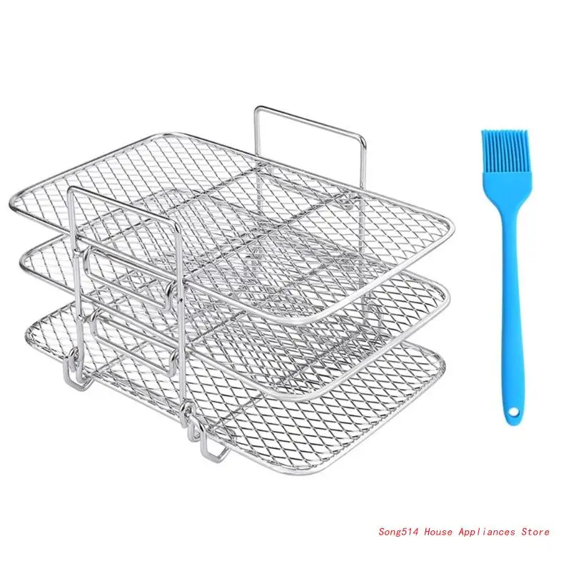 Air Fryer Rack Safe Stainless Steel Multi-Layer Dehydrator Rack Toast Racks 95AC
Air Fryer Rack Safe Stainless Steel Multi-Layer Dehydrator Rack Toast Racks 95AC