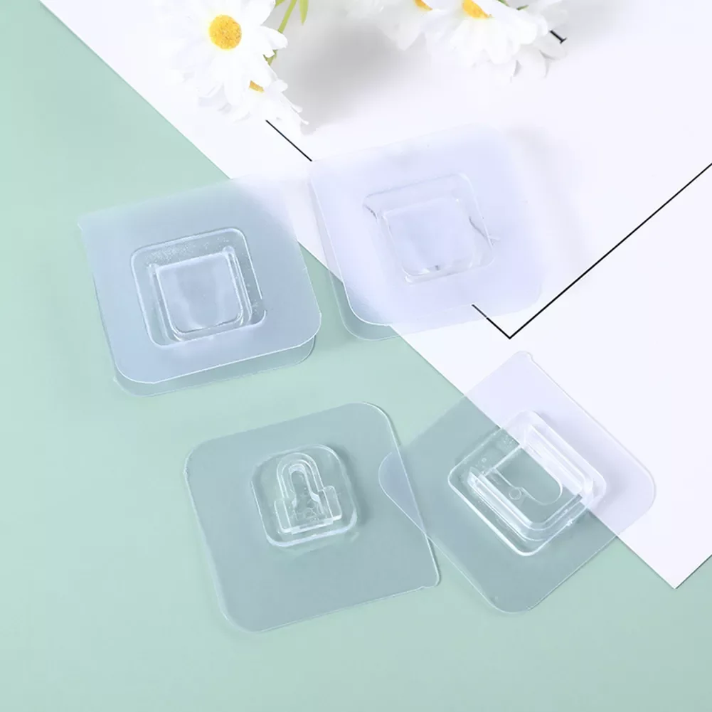 Seamless Wall Hooks Transparent Heavy Duty Double-Sided Self Adhesive Hooks for Bathroom Kitchen Door Organization
Seamless Wall Hooks Transparent Heavy Duty Double-Sided Self Adhesive Hooks for Bathroom Kitchen Door Organization