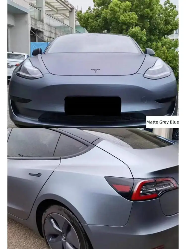 1 Roll Premium Matte Grey blue Auto Vinyl wrap Film PPF auto accessories Removable Self-healing Car body Color Changing Film
1 Roll Premium Matte Grey blue Auto Vinyl wrap Film PPF auto accessories Removable Self-healing Car body Color Changing Film