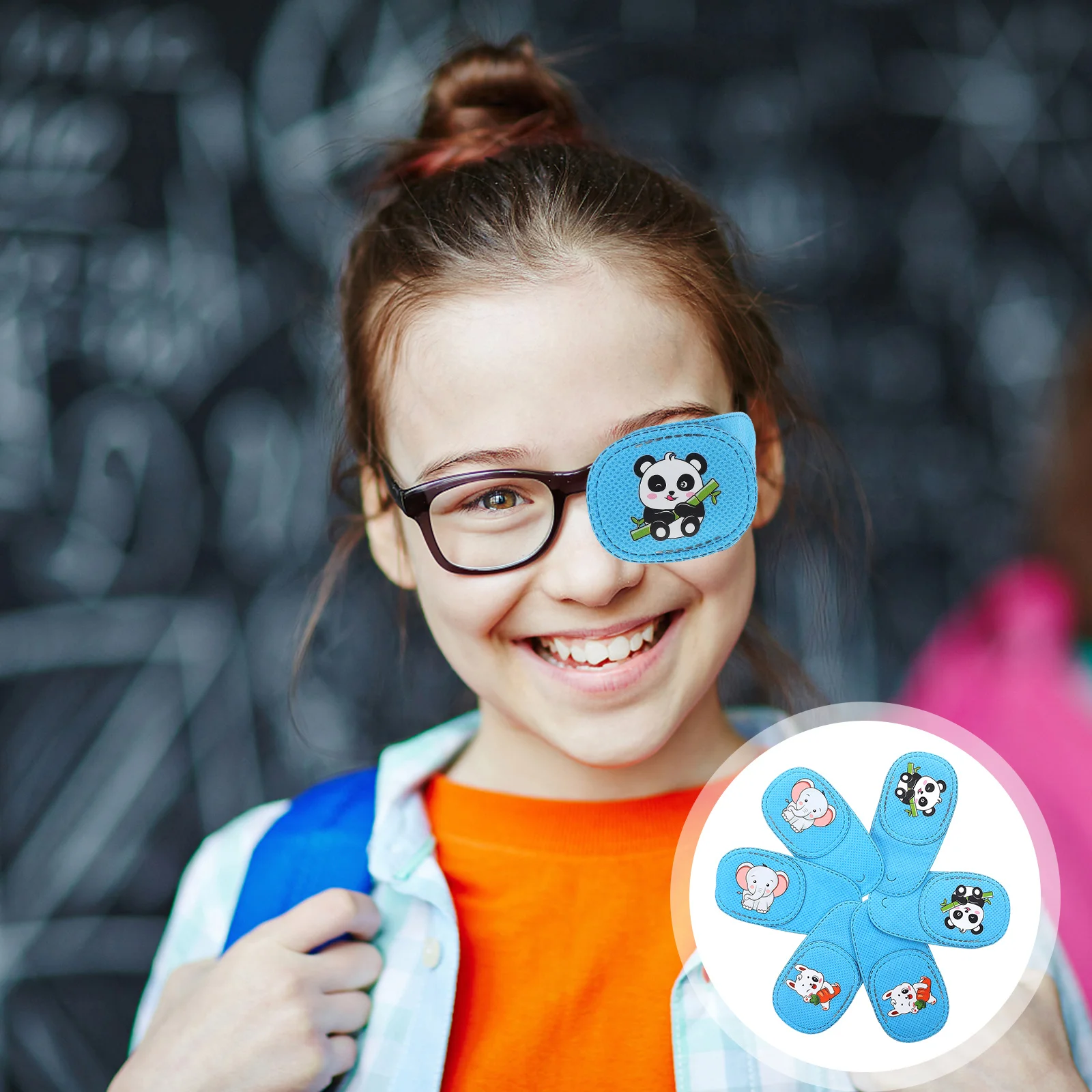 6 шт., пластыри для глаз от близорукости, из нетканого материала 
6 шт., пластыри для глаз от близорукости, из нетканого материала