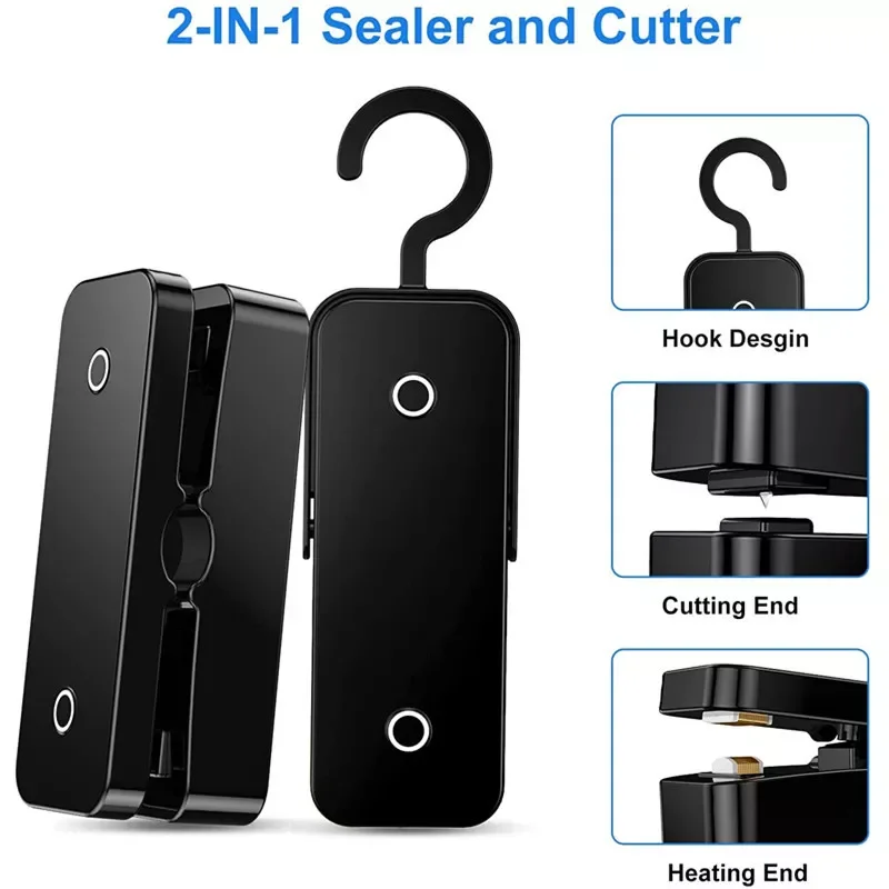 Mini Bag Sealer Handheld Heat Vacuum Sealers 2 In 1 Heat Seal And Cutter Resealer For Plastic Bags Portable Chip Bags
Mini Bag Sealer Handheld Heat Vacuum Sealers 2 In 1 Heat Seal And Cutter Resealer For Plastic Bags Portable Chip Bags