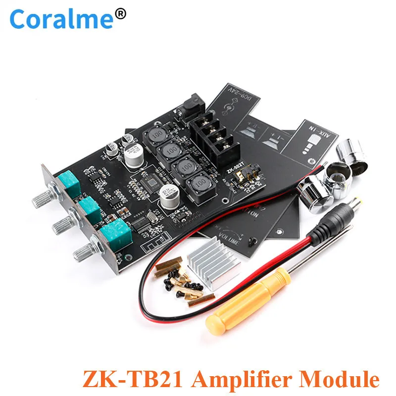 ZK-TB21 TPA3116D2 Модуль платы усилителя мощности цифровой аудио стерео модуль сабвуфер 50 Вт x 2 + 100 Вт 2,1 каналов
ZK-TB21 TPA3116D2 Модуль платы усилителя мощности цифровой аудио стерео модуль сабвуфер 50 Вт x 2 + 100 Вт 2,1 каналов
