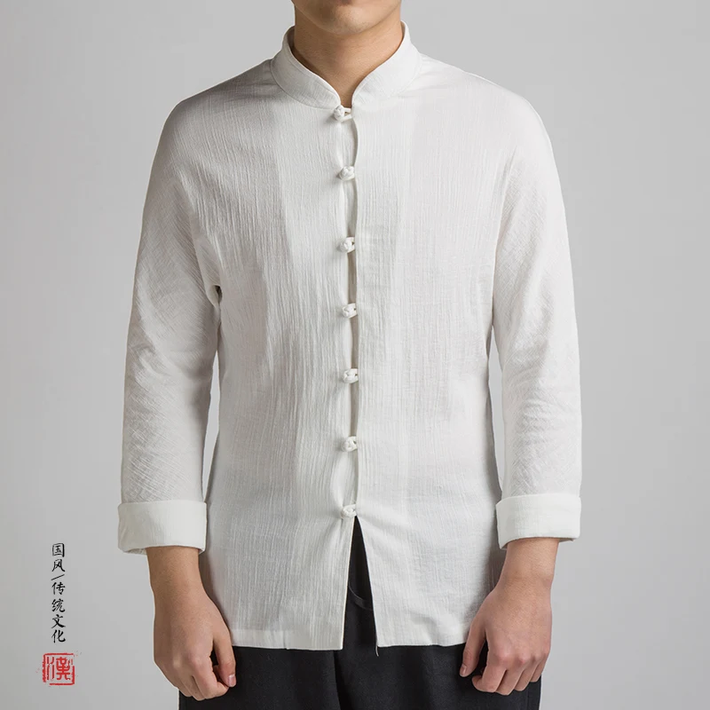 Men's Autumn Tang Suit Hanfu Long-sleeved Jacket Chinese Traditional Kung Fu Coat Tai Chi Uniform Shirt Top
Men's Autumn Tang Suit Hanfu Long-sleeved Jacket Chinese Traditional Kung Fu Coat Tai Chi Uniform Shirt Top