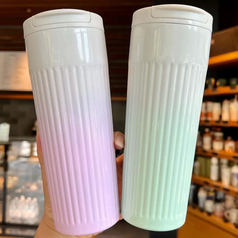 Coffee Cup Stylish Anti-slip Striped Student Vacuum Insulated Water Bottle Outdoor Travel
Coffee Cup Stylish Anti-slip Striped Student Vacuum Insulated Water Bottle Outdoor Travel