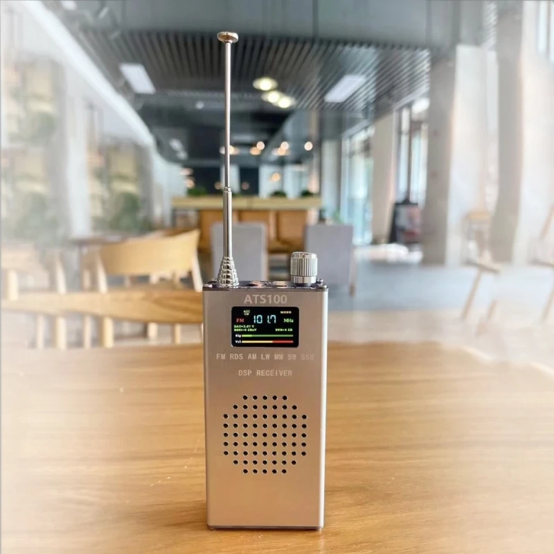 ATS100 SI4732 Radio Receiver 150K-30MHZ 64M-108MHZ Radio FM Mini Portable Radio Receiver with Whip Antenna
ATS100 SI4732 Radio Receiver 150K-30MHZ 64M-108MHZ Radio FM Mini Portable Radio Receiver with Whip Antenna