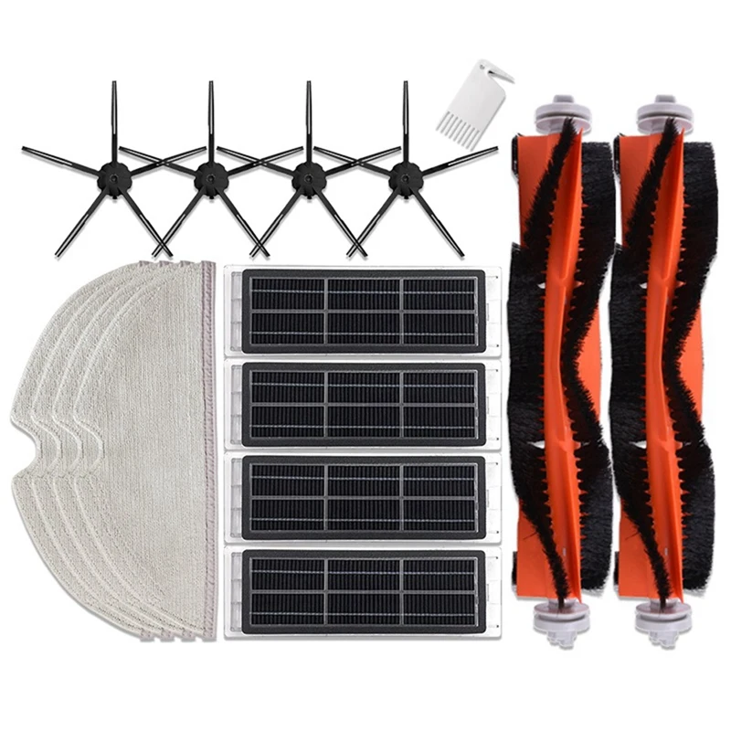 Для Roborock S5 S5 Max S55 S502-00 S6 S6 Maxv S6 Pure для робота-пылесоса Xiaomi 1S SDJQR01RR, щетка, Hepa фильтр, тряпка 
Для Roborock S5 S5 Max S55 S502-00 S6 S6 Maxv S6 Pure для робота-пылесоса Xiaomi 1S SDJQR01RR, щетка, Hepa фильтр, тряпка