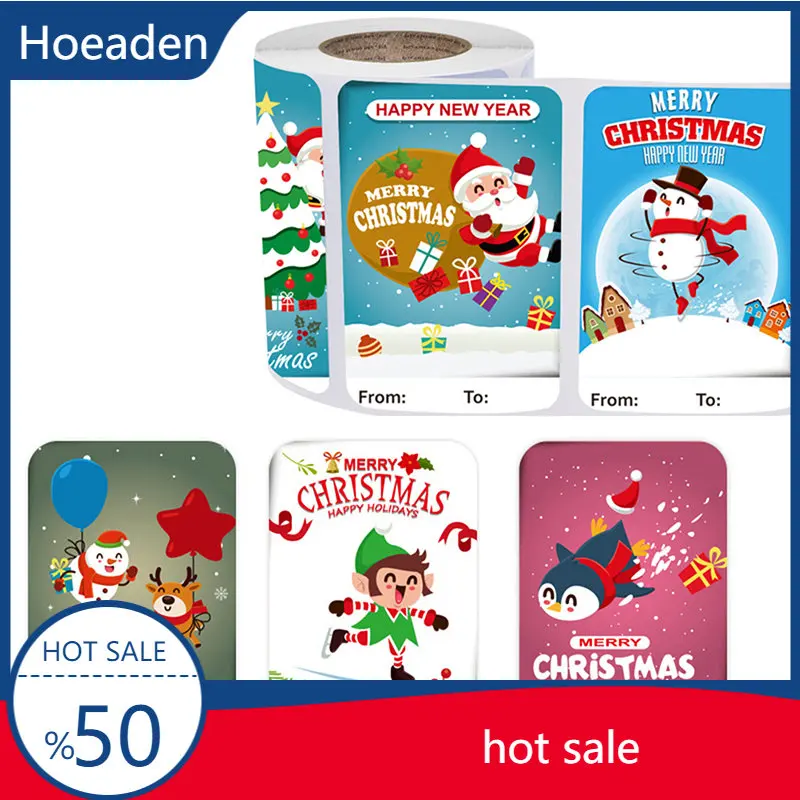 250Pcs/Roll 5x7.5cm Christmas Stickers Gift Box Decor Stickers Holiday Self Adhesive Labels Stickers
250Pcs/Roll 5x7.5cm Christmas Stickers Gift Box Decor Stickers Holiday Self Adhesive Labels Stickers