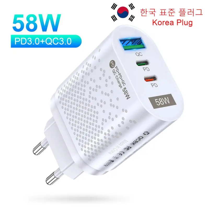Portable Pd Power Adapter Fast Charging Smart Splitter 3 Ports Type C Mobile Phone Charger Type-c Hub Extender Universal
Portable Pd Power Adapter Fast Charging Smart Splitter 3 Ports Type C Mobile Phone Charger Type-c Hub Extender Universal