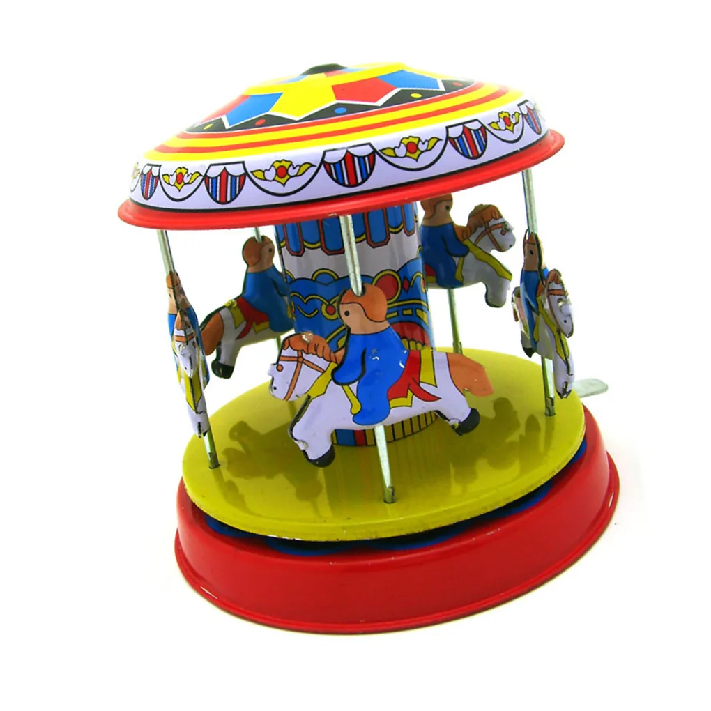 Clockwork Wind Up Carousel Toys Photography Rotating Adult Collection Toy Birthday Christmas Gift
Clockwork Wind Up Carousel Toys Photography Rotating Adult Collection Toy Birthday Christmas Gift