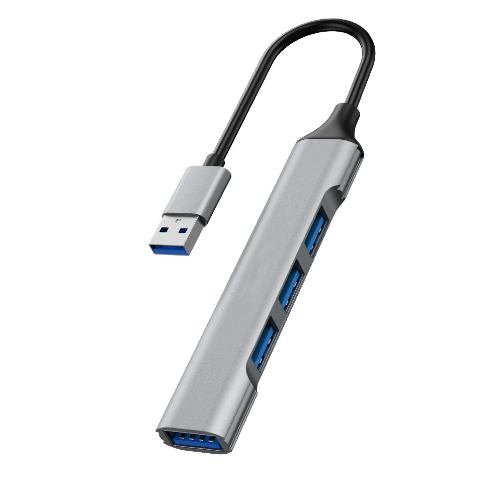

4-портовый концентратор USB 3,0, высокоскоростной Разветвитель USB типа c, 5 Гбит/с, для MacBook, ноутбуков, ПК, аксессуары, мульти-порт 3,0, портов, s usb-ха...