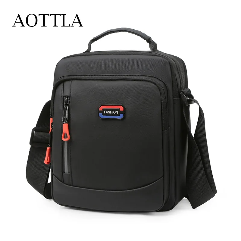 

AOTTLA Высококачественная Водонепроницаемая нейлоновая нагрудная сумка, модная Новая мужская сумка через плечо, многофункциональная мужская деловая сумка, повседневная брендовая мужская сумка