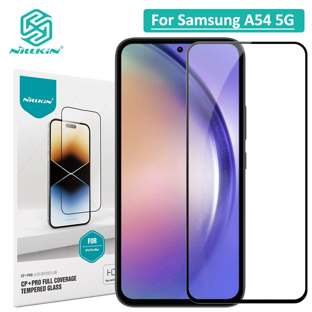 

Nillkin for Samsung A54 5G Tempered Glass, CP+Pro 2.5D Full Cover Screen Protectors
