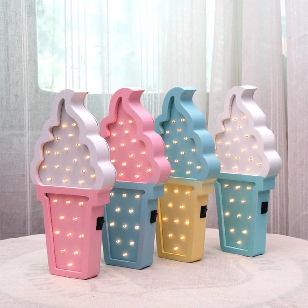1pcs LED Creative Ice Cream Atmosphere Nigh Light Battery Power Witheasy Suspension Household Decoration for Fireplace Baby Room
1pcs LED Creative Ice Cream Atmosphere Nigh Light Battery Power Witheasy Suspension Household Decoration for Fireplace Baby Room