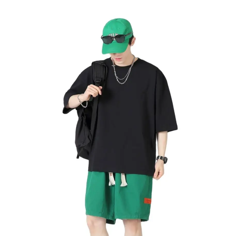 230g Men's 100% Cotton Spring T-shirts Dropshoulder Sleeve High Street Plain Tee Male Customized Print Plus Size Tops
230g Men's 100% Cotton Spring T-shirts Dropshoulder Sleeve High Street Plain Tee Male Customized Print Plus Size Tops