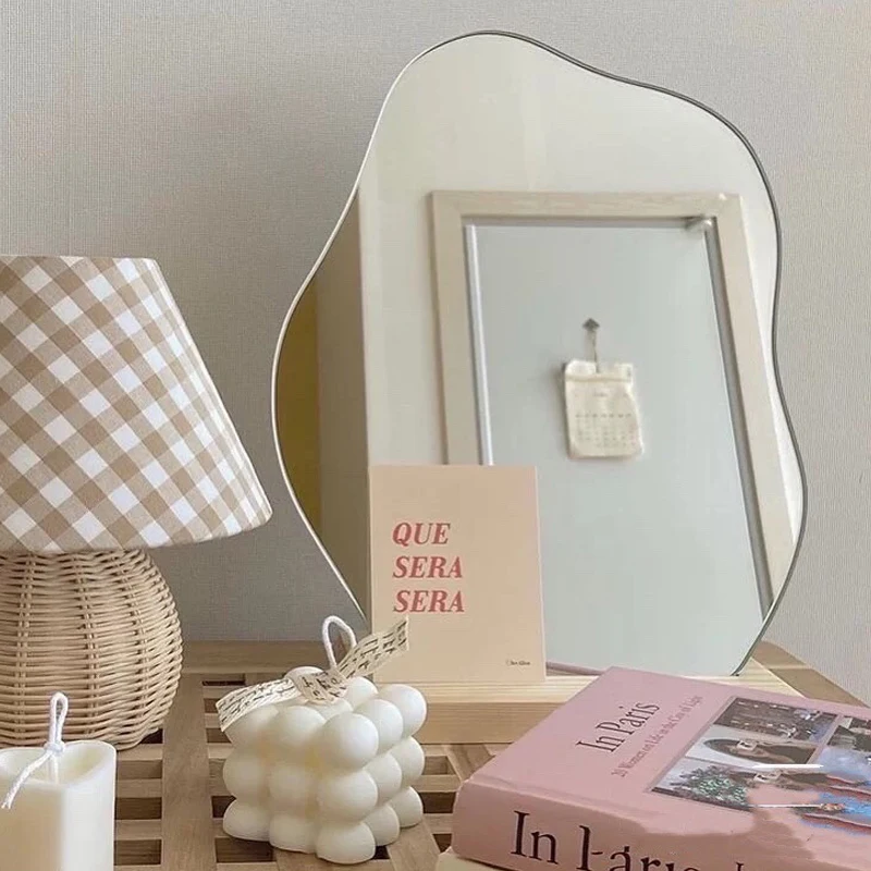 Ins Irregular Makeup Mirror Korean Decorative Mirrors for Bed Room Home Decor Beauty Standing Mirror Cosmetic Stage Photo Tools
Ins Irregular Makeup Mirror Korean Decorative Mirrors for Bed Room Home Decor Beauty Standing Mirror Cosmetic Stage Photo Tools