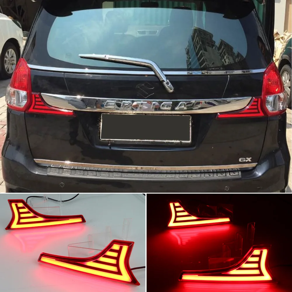 Автомобильный светодиодный фонарь заднего бампера для Suzuki Ertiga 2012-2017, задний стоп-сигнал для SCROSS VITARA 2015 2016 SX4, 2 шт.
Автомобильный светодиодный фонарь заднего бампера для Suzuki Ertiga 2012-2017, задний стоп-сигнал для SCROSS VITARA 2015 2016 SX4, 2 шт.