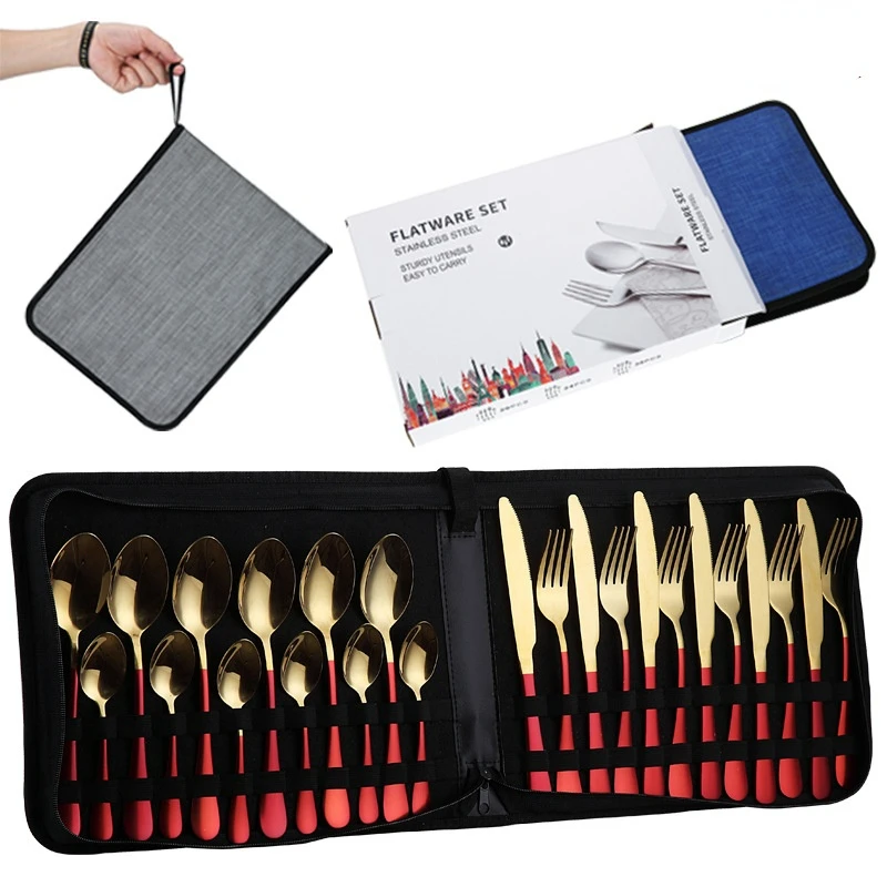 Набор столовой посуды из нержавеющей стали Outai 410, набор из 24 предметов, нож, вилка, ложка для стейка, подарочный набор в подарочной коробке, п... 
Набор столовой посуды из нержавеющей стали Outai 410, набор из 24 предметов, нож, вилка, ложка для стейка, подарочный набор в подарочной коробке, п...