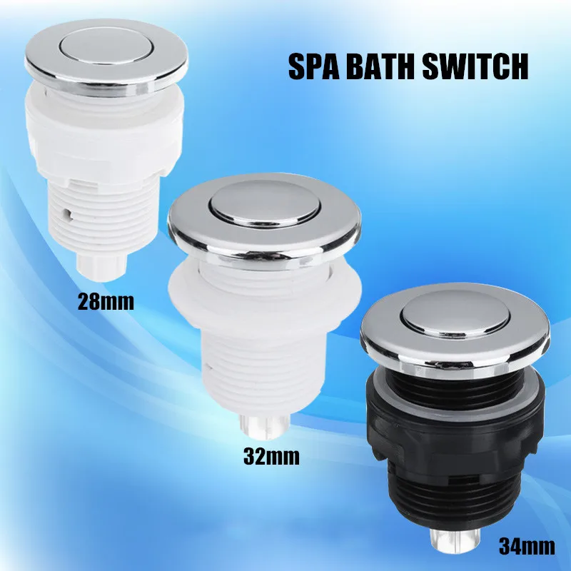 Pneumatic Switch On Off Push Air Switch Button 28mm/32mm/34mm For Bathtub Spa Waste Garbage Disposal Whirlpool Switch
Pneumatic Switch On Off Push Air Switch Button 28mm/32mm/34mm For Bathtub Spa Waste Garbage Disposal Whirlpool Switch