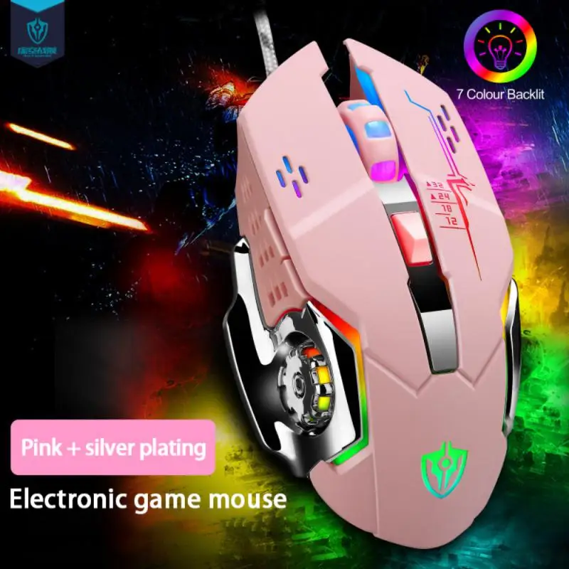 Wired Gamer Mice Gaming Mouse 6 Button Luminous E-sports Mechanical Macro Programming USB Mouse For Computer PC Laptop Gaming
Wired Gamer Mice Gaming Mouse 6 Button Luminous E-sports Mechanical Macro Programming USB Mouse For Computer PC Laptop Gaming