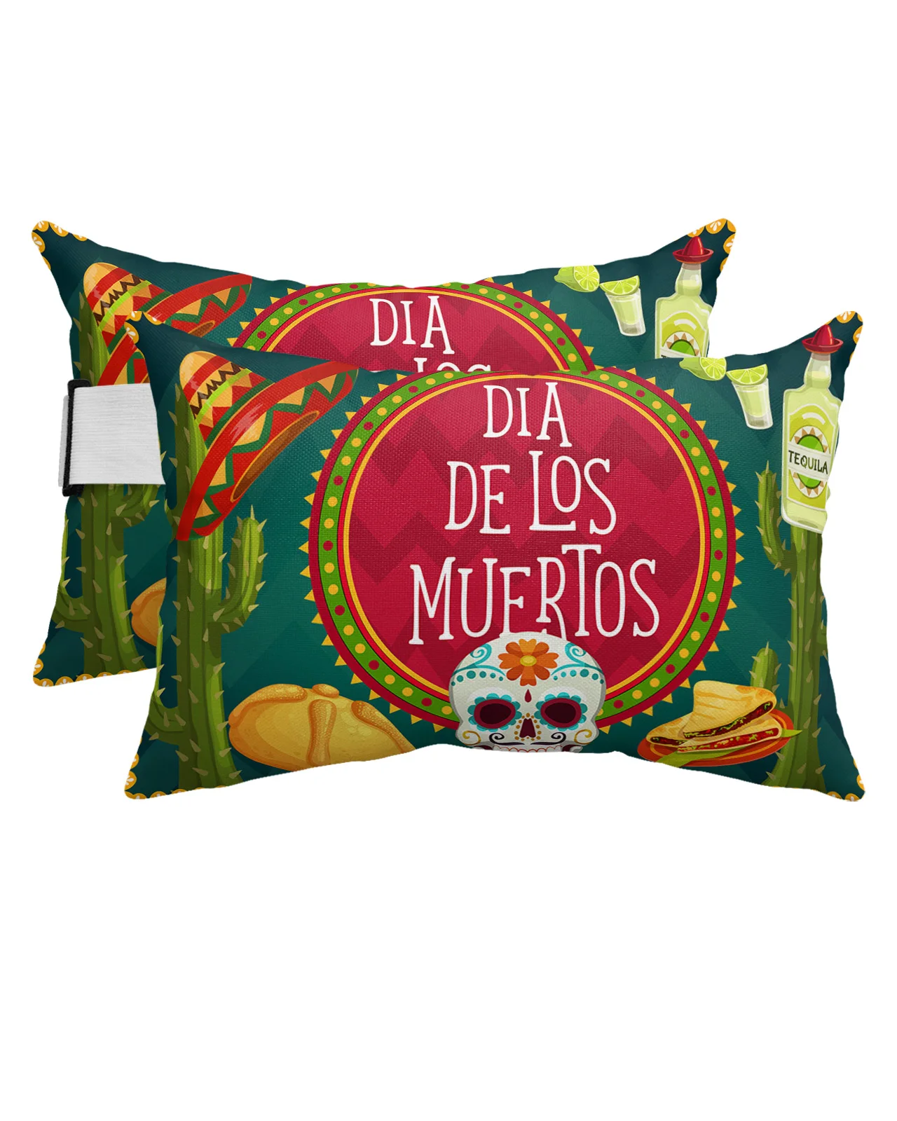 Mexican Festival Food Skull Straw Hat Cactus Waterproof Pillow With Insert Adjustable Lounge Chair Head Lumbar Travel Pillow
Mexican Festival Food Skull Straw Hat Cactus Waterproof Pillow With Insert Adjustable Lounge Chair Head Lumbar Travel Pillow