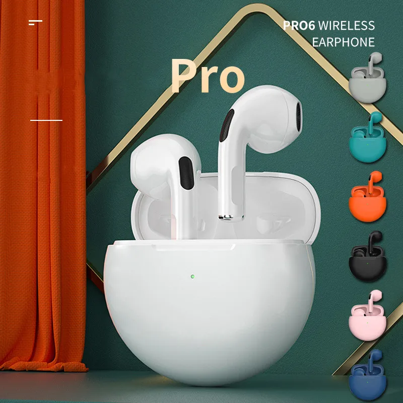 Новые беспроводные наушники Pro6 TWS, Bluetooth-наушники с сенсорным управлением, стереогарнитура 9D с микрофоном, спортивные водонепроницаемые нау...
Новые беспроводные наушники Pro6 TWS, Bluetooth-наушники с сенсорным управлением, стереогарнитура 9D с микрофоном, спортивные водонепроницаемые нау...