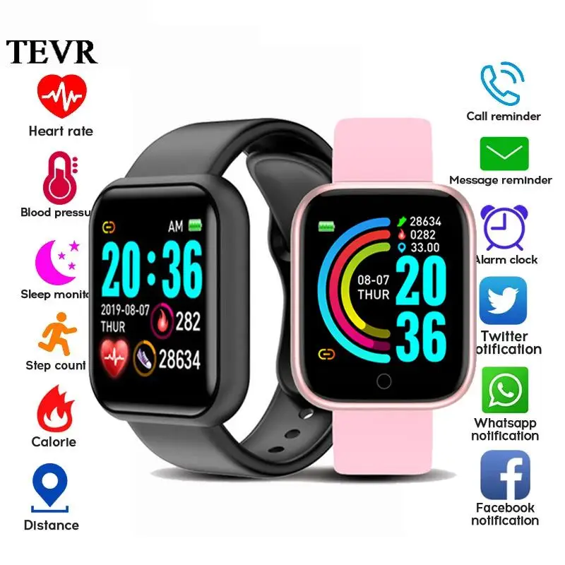 2021 Y68 Smart Watch D20 Men Women Waterproof Fitness Tracker Heart Rate Monitor Smartwatch Wholesale Bracelet For IOS Android
2021 Y68 Smart Watch D20 Men Women Waterproof Fitness Tracker Heart Rate Monitor Smartwatch Wholesale Bracelet For IOS Android