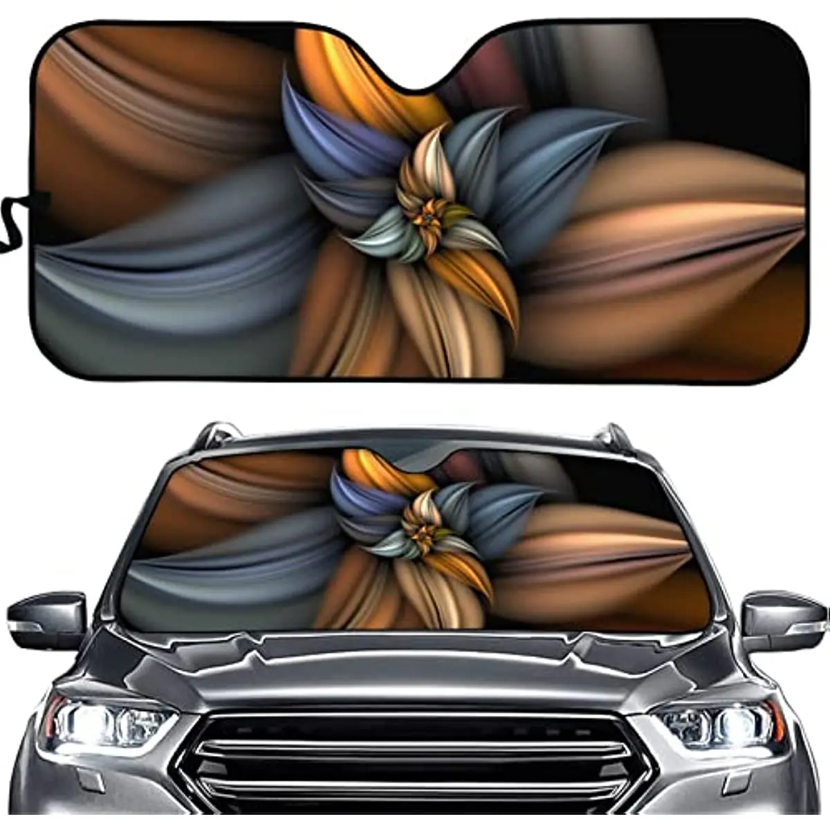 3D Colorful Floral Decorative Car Windshield Sunshade Car Sun Shade for Women Keeps Out UV Rays Protects Vehicle Interior
3D Colorful Floral Decorative Car Windshield Sunshade Car Sun Shade for Women Keeps Out UV Rays Protects Vehicle Interior