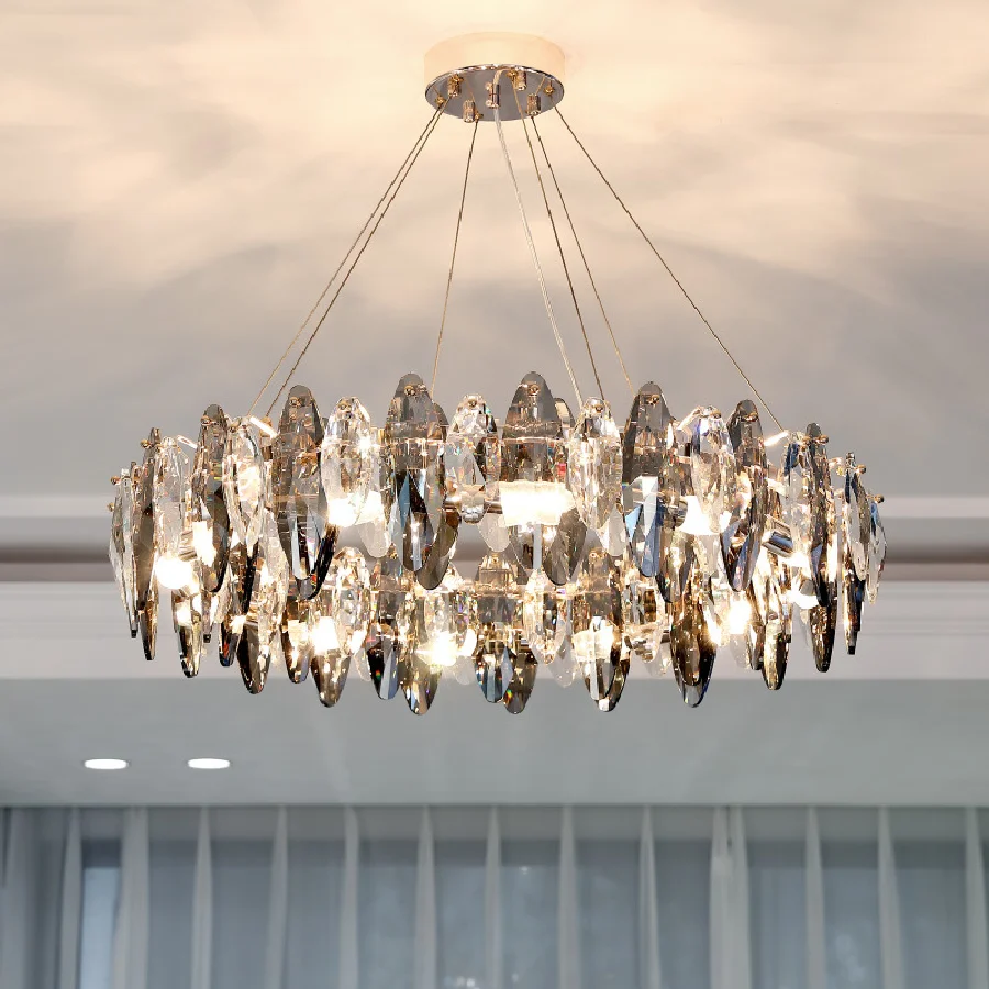 Nordic Luxury Crystal Chandeliers Indoor Chandelier Lighting Lustre E14 LED Pendant Lamp for Living Room Art Decor Hanging Lamp
Nordic Luxury Crystal Chandeliers Indoor Chandelier Lighting Lustre E14 LED Pendant Lamp for Living Room Art Decor Hanging Lamp