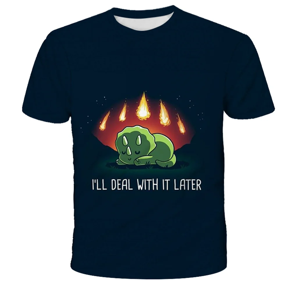 2023 Summer New Men's Fashion Casual Short Sleeve Top 3D Dinosaur Pattern Digital Printing Loose Plus Size Children's T-shirt
2023 Summer New Men's Fashion Casual Short Sleeve Top 3D Dinosaur Pattern Digital Printing Loose Plus Size Children's T-shirt