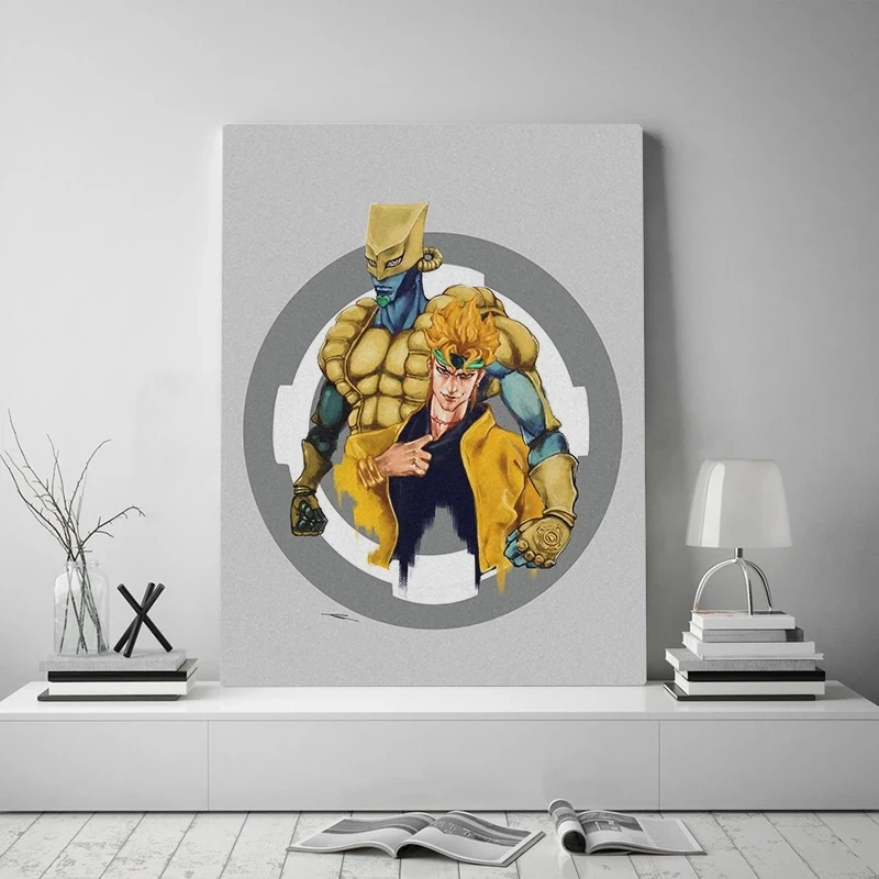 Canvas Wall Art Dio Brando Home Decorative Jojo S Bizarre Printed Poster Painting Cartoon Role Modern Modular Frame Living Room
Canvas Wall Art Dio Brando Home Decorative Jojo S Bizarre Printed Poster Painting Cartoon Role Modern Modular Frame Living Room