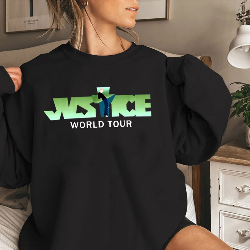 Justice World Tour 2022 Justin Bieber Crewneck Sweatshirt Hoodie Women Harajuku Bieliebers Women's Clothing Spring Streetwear
Justice World Tour 2022 Justin Bieber Crewneck Sweatshirt Hoodie Women Harajuku Bieliebers Women's Clothing Spring Streetwear
