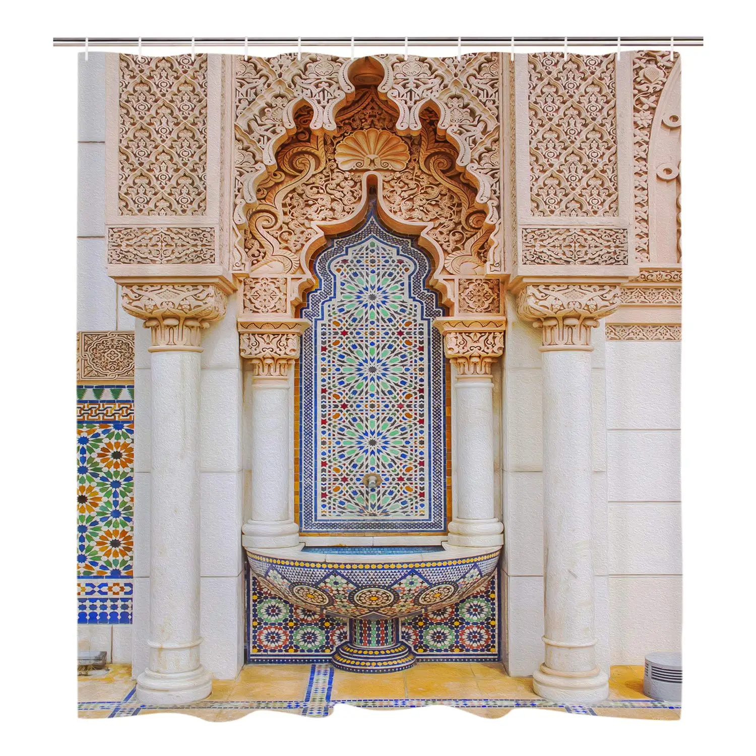 Moroccan Door Shower Curtain Art Retro Architecture Geometric Pattern Print Bathroom Waterproof Fabric Bathroom Curtain
Moroccan Door Shower Curtain Art Retro Architecture Geometric Pattern Print Bathroom Waterproof Fabric Bathroom Curtain