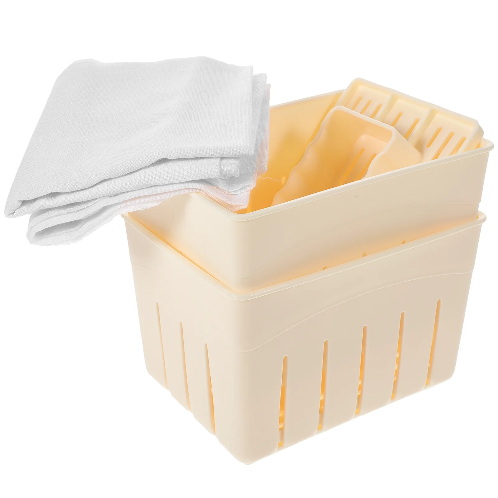 2 Sets Homemade Tofu Stamper Organic Cheese Making Molds Convenient Knife Pp Pressing Maker Plastic Moulds
2 Sets Homemade Tofu Stamper Organic Cheese Making Molds Convenient Knife Pp Pressing Maker Plastic Moulds