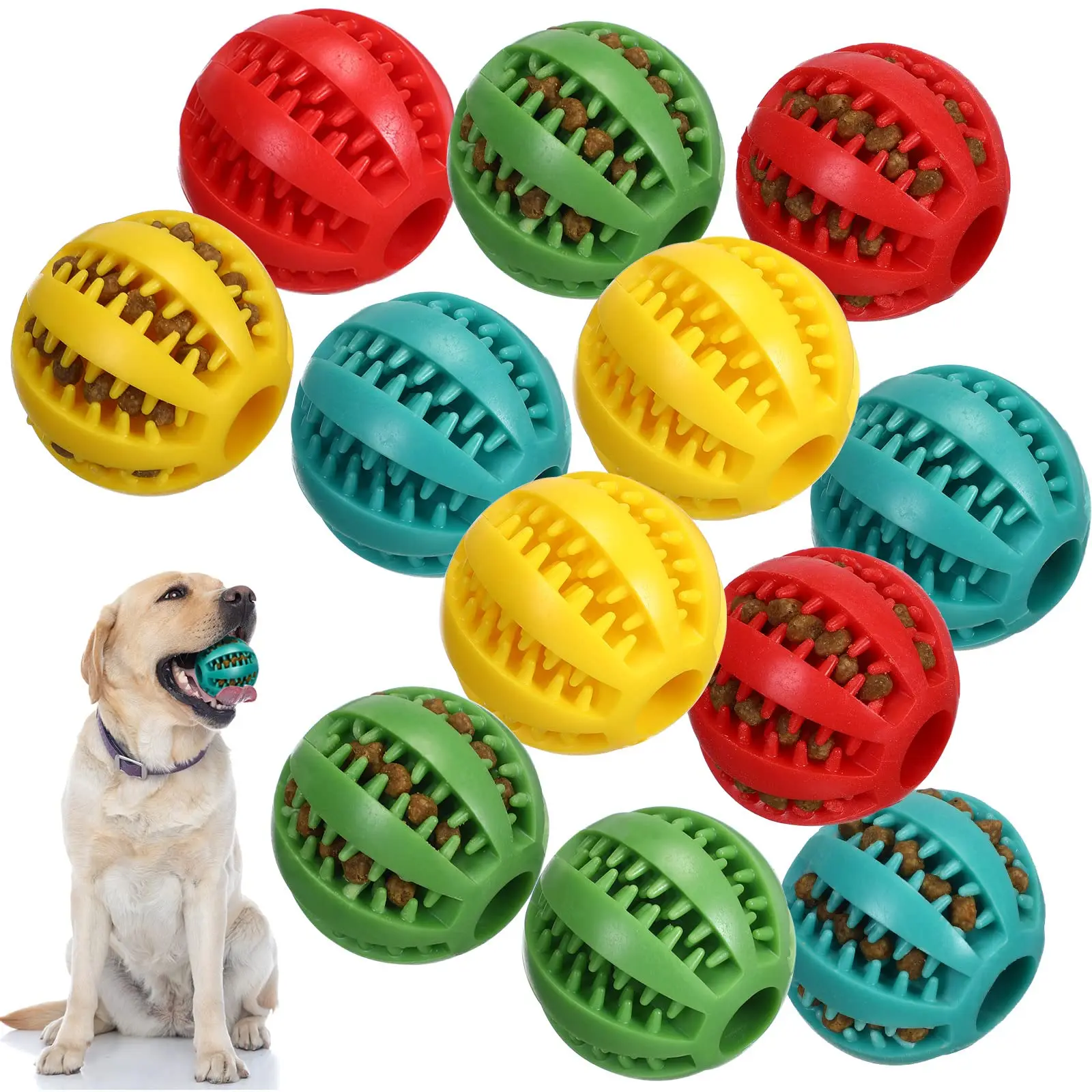 6pcs Pet Dog Toy Interactive Rubber Balls for Dogs Puppy Cat Chewing Toys Pet Tooth Cleaning Indestructible Dog Food Ball Set
6pcs Pet Dog Toy Interactive Rubber Balls for Dogs Puppy Cat Chewing Toys Pet Tooth Cleaning Indestructible Dog Food Ball Set