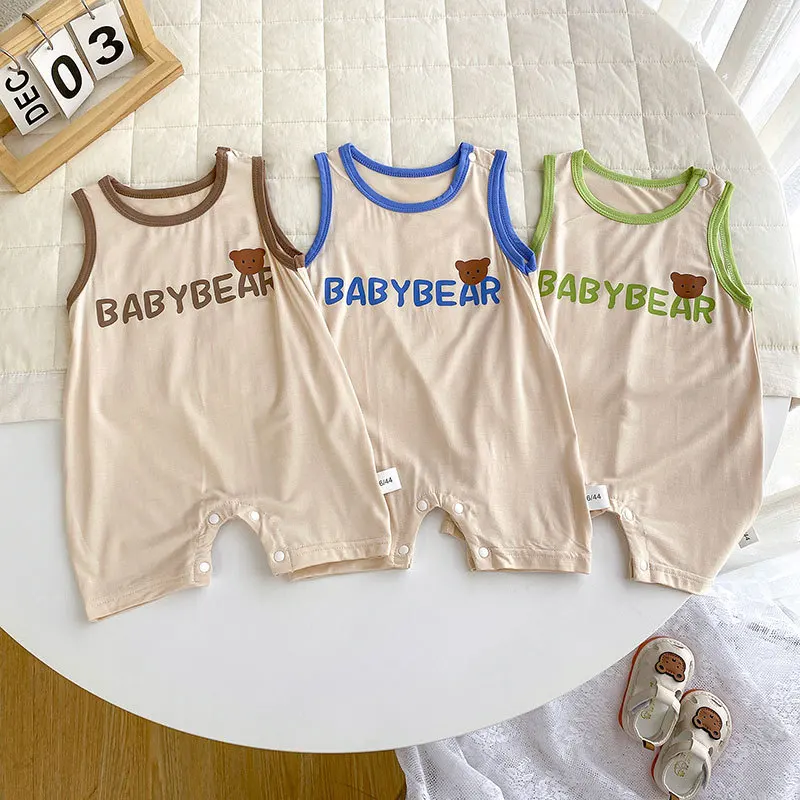 Summer sleeveless Baby Newborn Romper Thin Romper baby wrapping clothes Jumpsuit baby girl romper 
Summer sleeveless Baby Newborn Romper Thin Romper baby wrapping clothes Jumpsuit baby girl romper