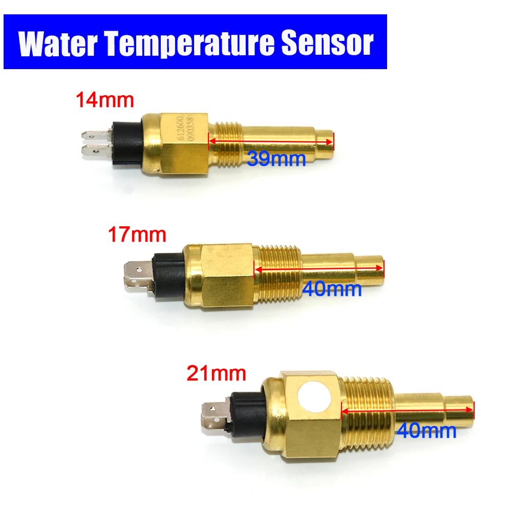 Universal VDO 1/2 NPT Water Temperature Sensor Car Temperature Sensor 12V/24V 14mm 17mm 21mm for Truck Marine
Universal VDO 1/2 NPT Water Temperature Sensor Car Temperature Sensor 12V/24V 14mm 17mm 21mm for Truck Marine